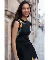 Desigual Women's Asymmetric floral dress