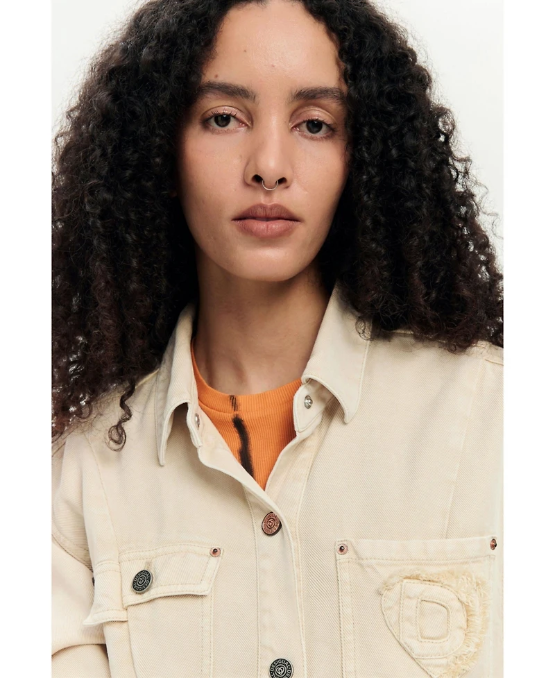 Desigual Women's Denim trucker jacket