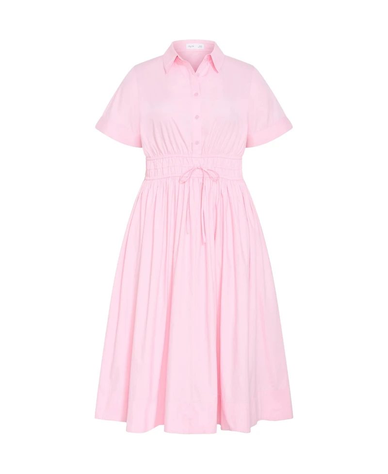 City Chic Women's Lana Midi Shirt Dress