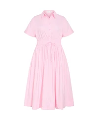City Chic Women's Lana Midi Shirt Dress