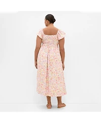 City Chic Women's Amalie Print Maxi Dress