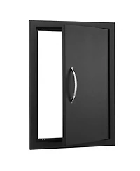 Sugift Single Stainless Steel Bbq Access Door 16W x 22H in for Bbq Island Grilling