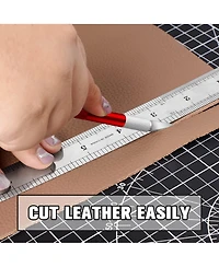 Gnuadz 2 Pack Exacto Knife Set Precision Paper Carving Crafts Art Hobby High Carbon Steel