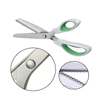 Gnuadz Pinking Shears Comfort Grips Zig Zag Cut Sewing Dressmaking Scissors