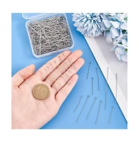 Gnuadz 560pcs 8 Styles Eye Pins Ball Pin Findings Open For Earring Bracelet Pendant Making