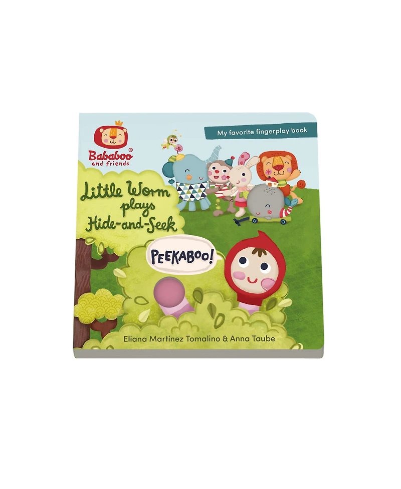 Bababoo and friends Lolo Elephant Hide-and-Seek Book & Plush Set