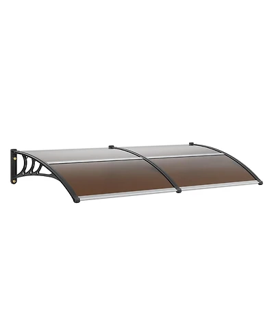 Sugift Window Door Awning Canopy with Uv and Rain Protection for Entry Doors