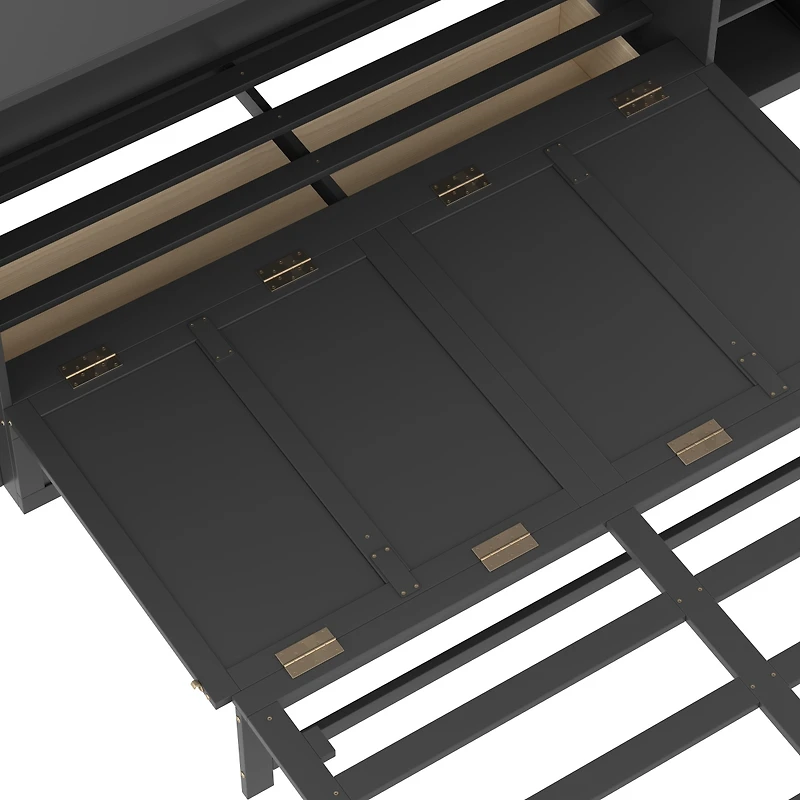 Streamdale Furniture Murphy Bed w/ Storage Drawers and Shelves