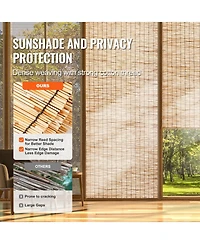 Sugift Reed Fencing 4 x 16.4 ft Decorative Privacy Screen for Outdoor Use