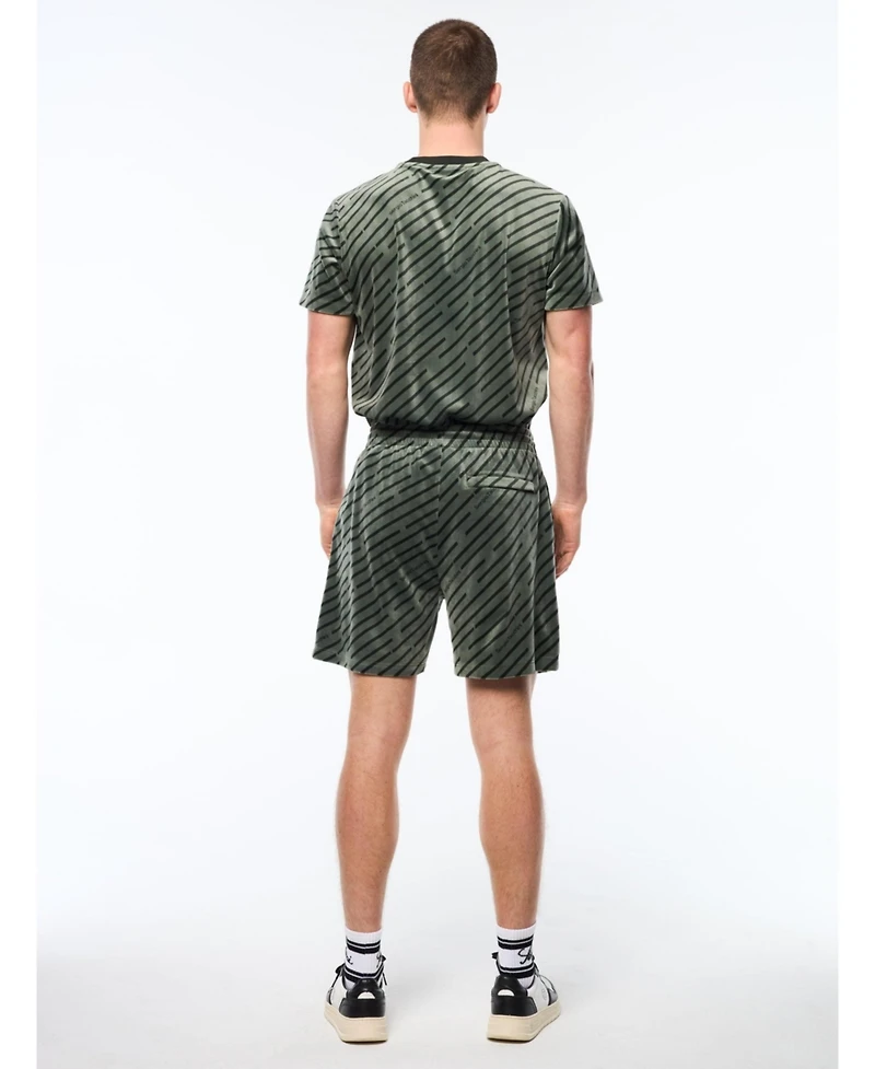 Sergio Tacchini Men's Obliquo Velour Short