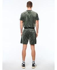 Sergio Tacchini Men's Obliquo Velour Short