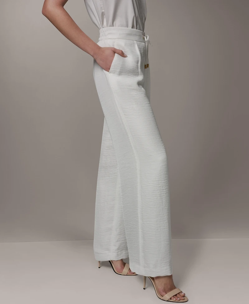 Donna Karan New York Women's Ripple Wide Leg Pants
