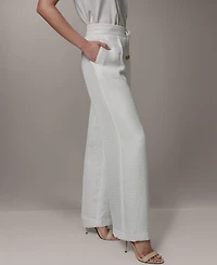 Donna Karan New York Women's Ripple Wide Leg Pants