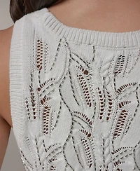 Donna Karan New York Women's Crewneck Tank Sweater