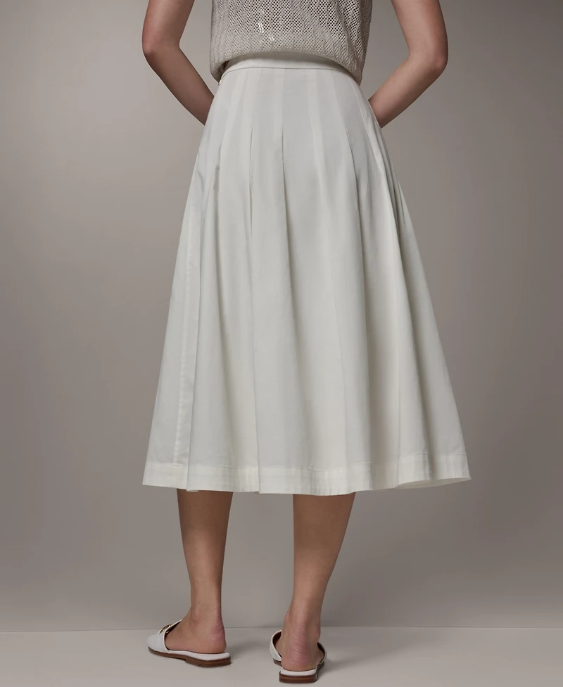 Donna Karan New York Women's Pleated Midi Skirt