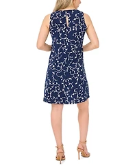 Msk Petite Sleeveless Round Neck Mini Dress