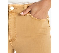 Liverpool Los Angeles Women's Mid-Rise Cropped Flare Leg Jeans