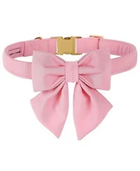 Aronkl Plaid Collar With Checkered Bowtie Adjustable Breakaway Collars For All Breeds Comfortable Cotton Birthday Gift