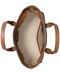 Michael Kors Quinn Leather Small North South Tote Handbag