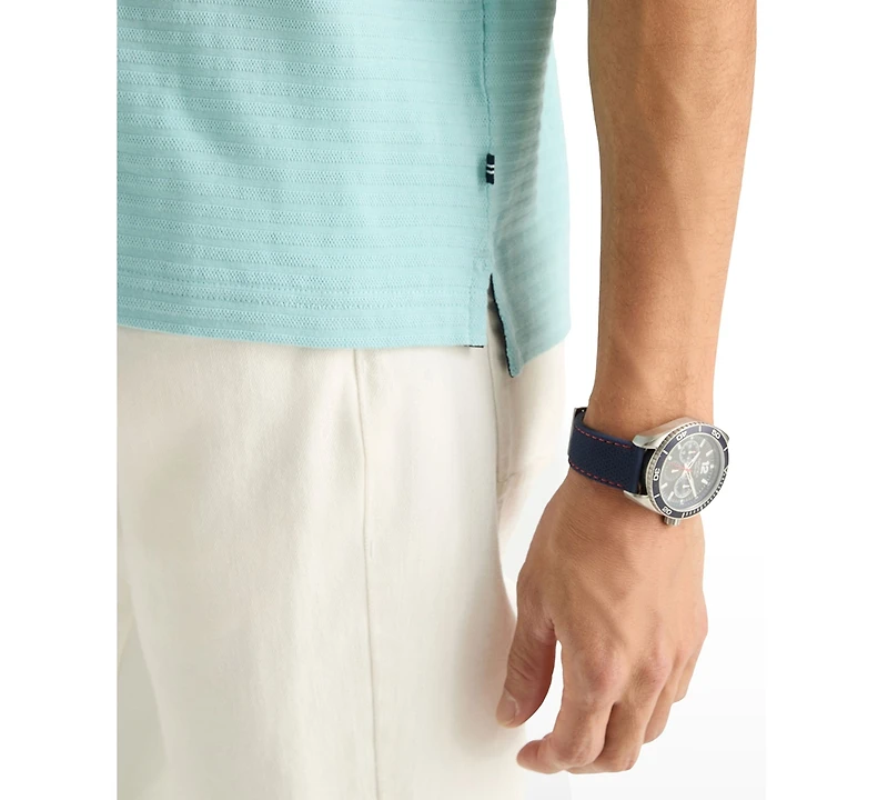 Nautica Men's Short-Sleeve Jacquard Polo Shirt