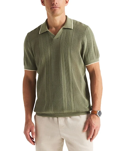Nautica Men's Short-Sleeve Polo Sweater