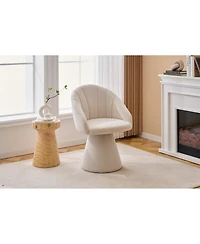 Streamdale Furniture Chenille Swivel Accent Armchair