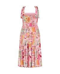 City Chic Women's Elessia Print Midi Dress