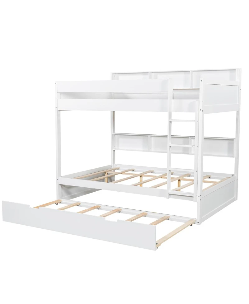 Streamdale Furniture Full over full bunk bed with trundle