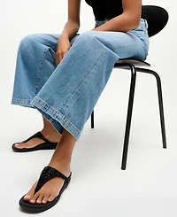 FitFlop Women's Solay Mixed-Crystal Wedge Sandals