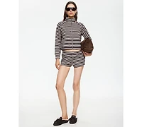 Lioness Women's Striped Funnel Neck Jacket