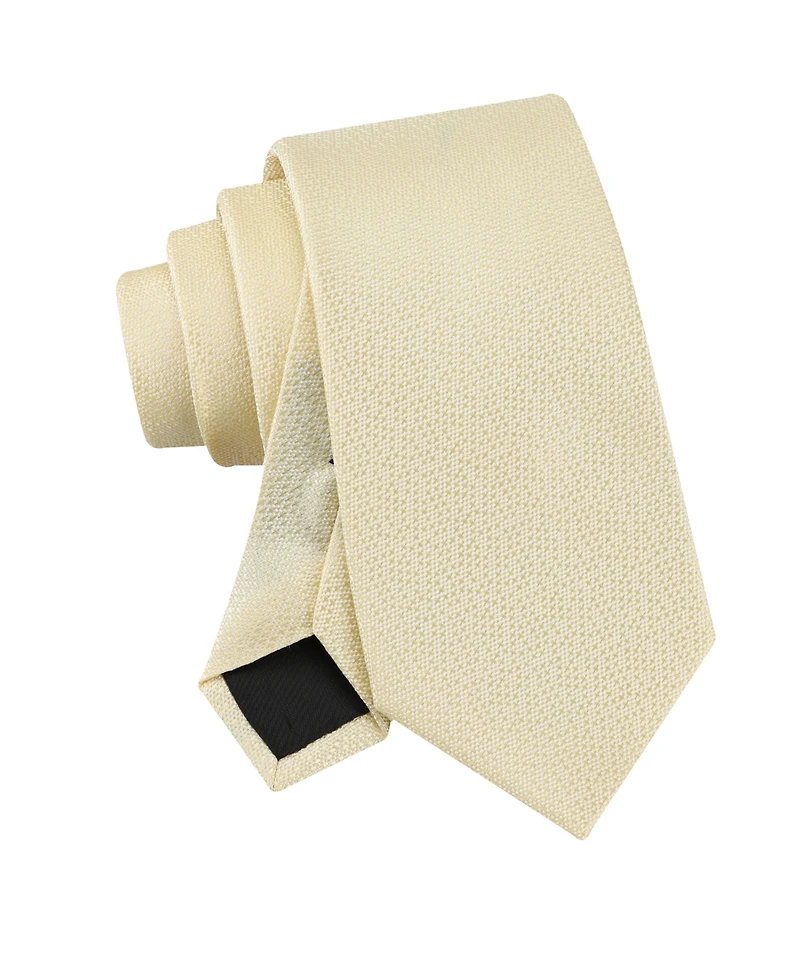 Calvin Klein Men's Hart Unsolid Solid Textured Weave Classic Tie