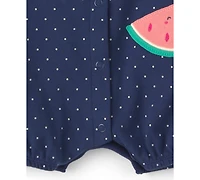 Carter's Baby Girls' Cotton Snap Up Rompers