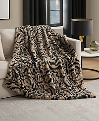 Nine West Evelyn Faux Fur Throw, 50"x70"