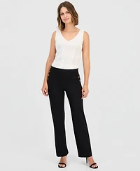 Anne Klein Women's Wide-Leg Sailor Pants