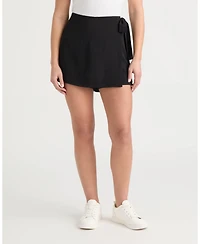 Ellen Tracy Women's Wrap Tie Skirt