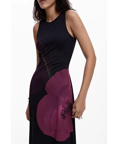 Desigual Women's Asymmetric Poppy Dress