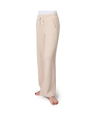 Free Country Women's Ripple Knit Long Wide Leg Pant