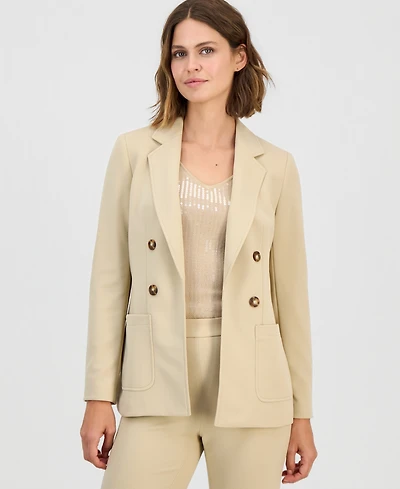 Anne Klein Women's Faux Double-Breasted Blazer