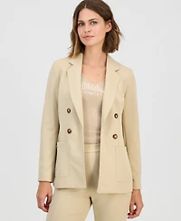 Anne Klein Women's Faux Double-Breasted Blazer