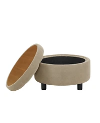 Rainsken Round Storage Ottoman