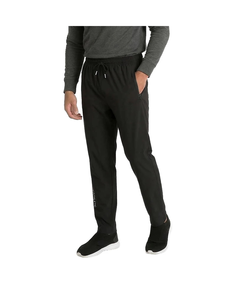 Level 7 Men's Zipper Cool Tech Pocket Stretch Workout Pants