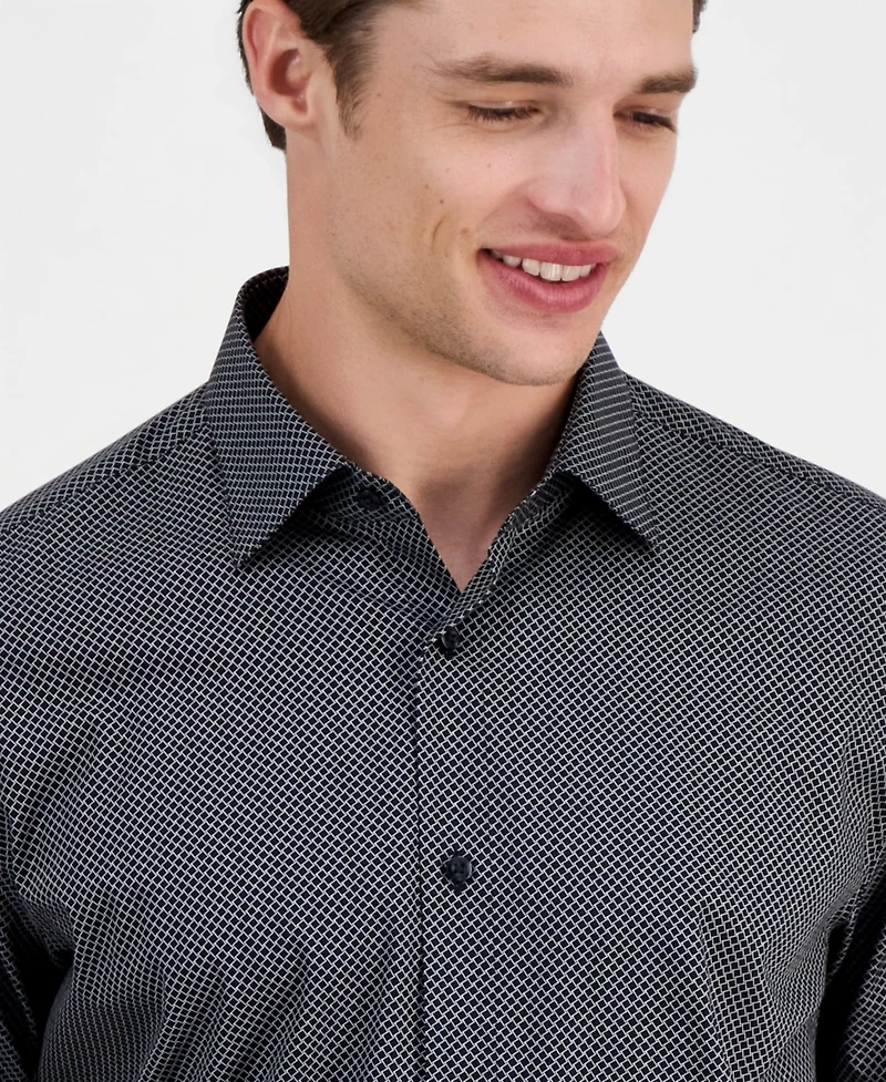 Hugo by Boss Men's Modern-Fit Patterned Dress Shirt