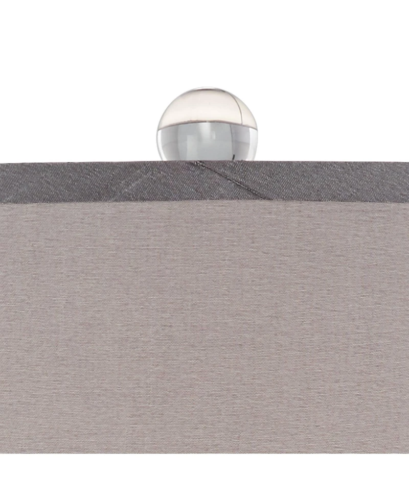 Vienna Full Spectrum Olivia 28 1/4" Tall Modern End Table Lamps Set of 2 Clear Crystal Living Room Bedroom Bedside Nightstand
