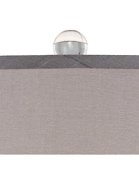 Vienna Full Spectrum Olivia 28 1/4" Tall Modern End Table Lamps Set of 2 Clear Crystal Living Room Bedroom Bedside Nightstand