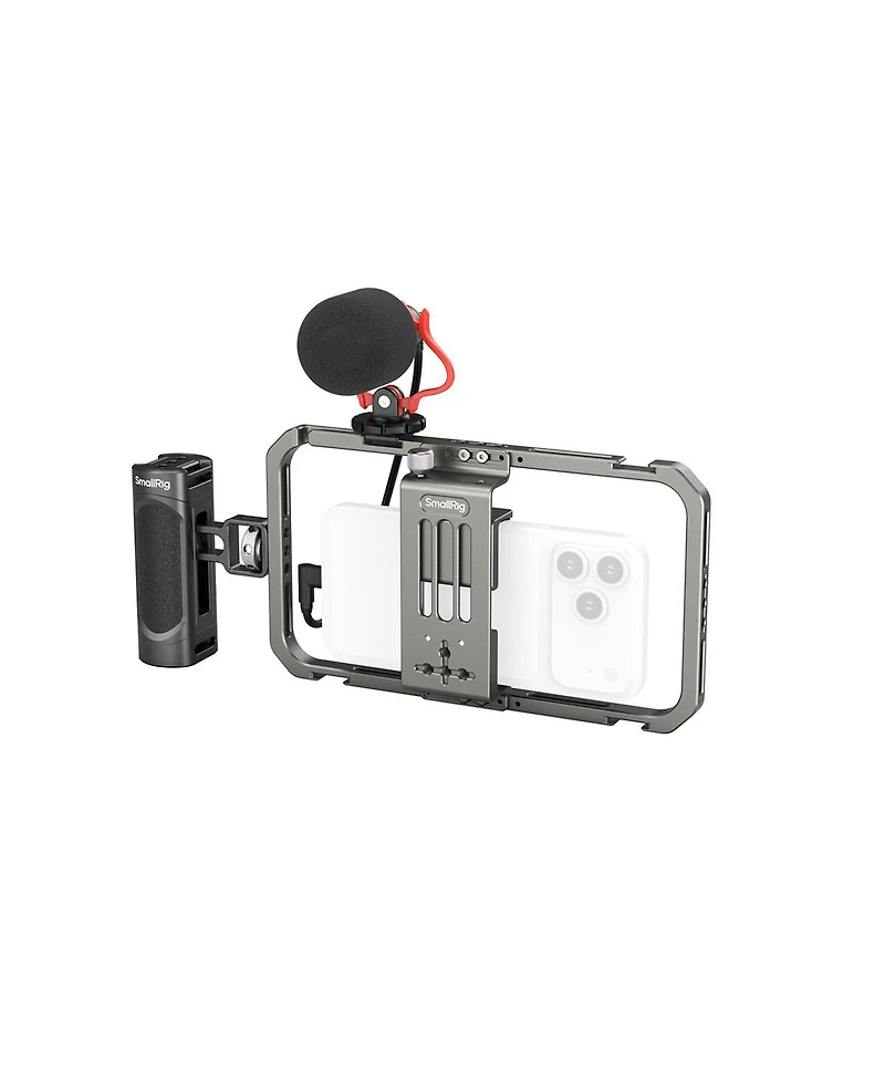 SmallRig 3384D All-in-One Video Kit for Smartphone Creators with Audio and Lighting System