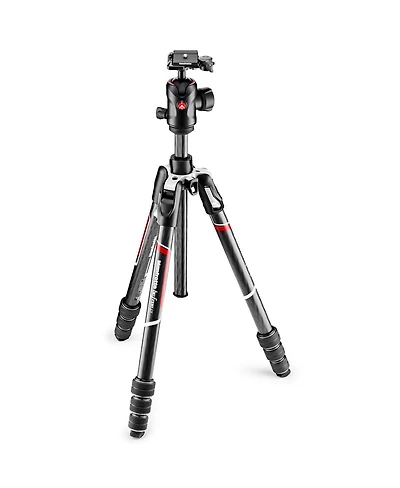 Manfrotto Befree Gt 4-Section Carbon Fiber Travel Tripod with 496 Center Ball Head, Twist Lock