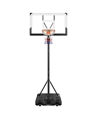 Mecale Portable Basketball Hoop with Backboard and Height Adjustment