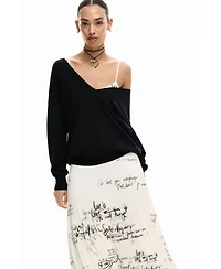 Desigual Women's Long Combined Dress