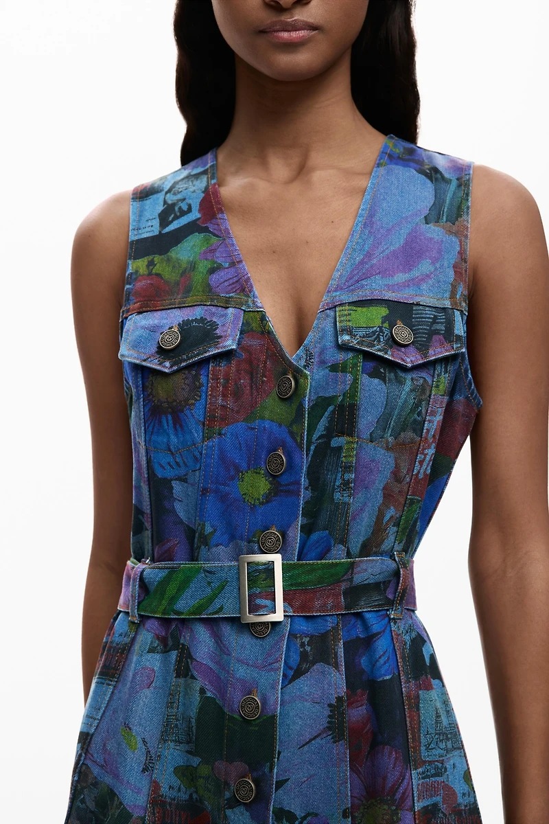 Desigual Women's Mini denim dress