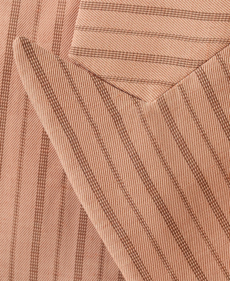 Selection Mango Women's Cropped Striped Linen Blazer